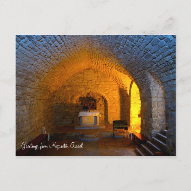 Postal de la iglesia de la sinagoga (Anverso)