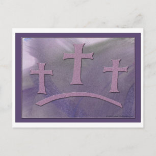 Postal de la invitación de la iglesia