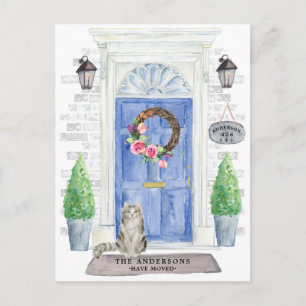 Postal de la Invitación móvil del gato Ragamuffin