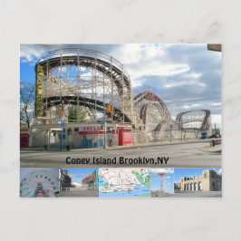 Postal de la isla Coney