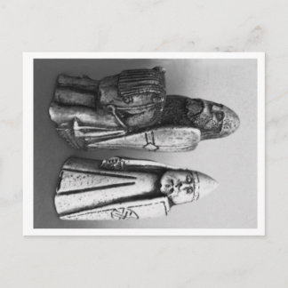 postal de la Isla de Lewis Chessmen