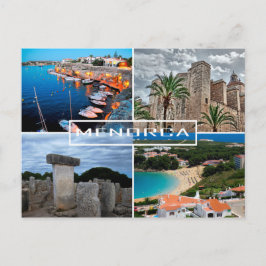 postal de la isla de Menorca - Menorca