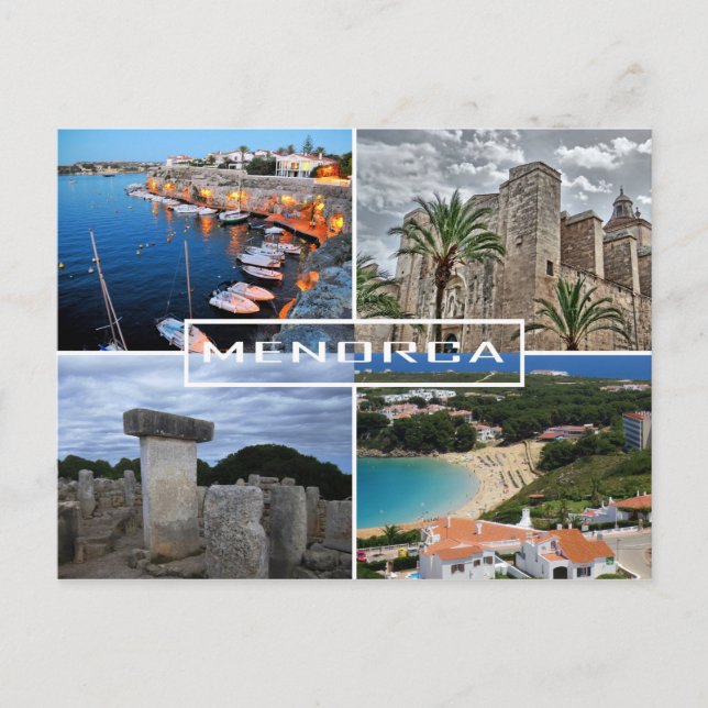 postal de la isla de Menorca - Menorca (Anverso)