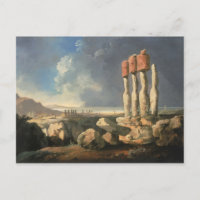 postal de la Isla de Pascua