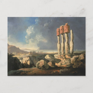 postal de la Isla de Pascua