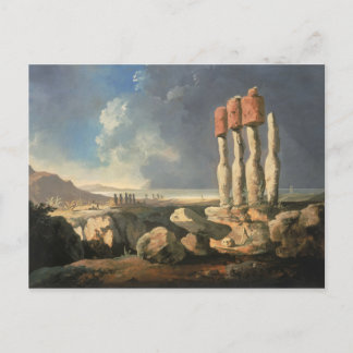 postal de la Isla de Pascua