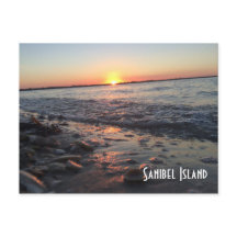 postal de la isla de Sanibel