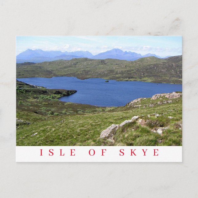 postal de la Isla de Skye (Anverso)