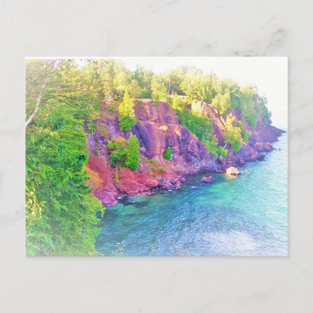 postal de la Isla Presque (Anverso)