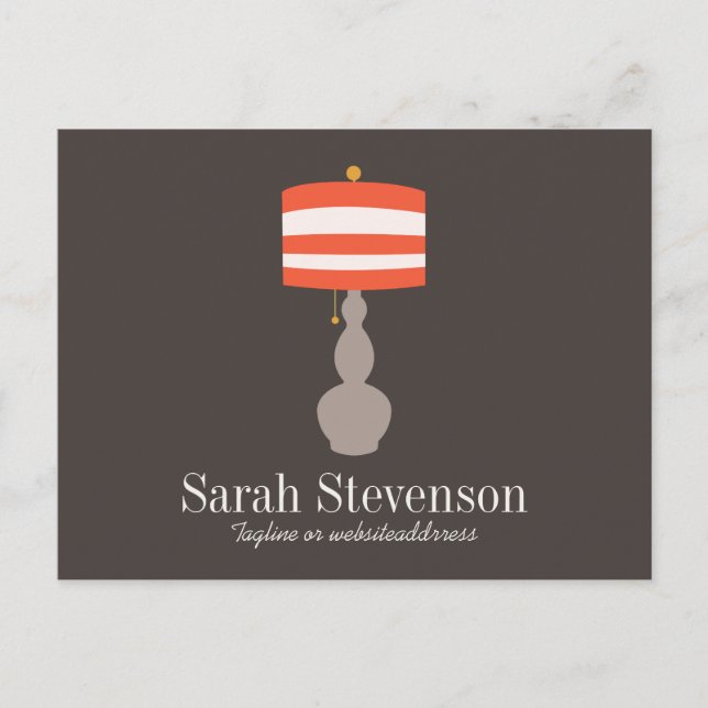 Postal de la lámpara de mesa (Anverso)