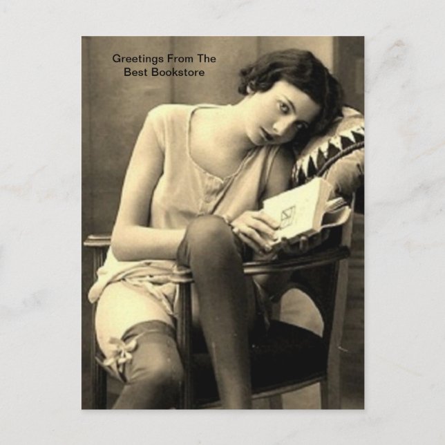 postal de la librería de trituración wv. (Anverso)