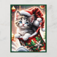 postal de la linda Feliz Navidad
