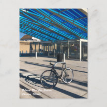 Postal de la línea azul de Belmont Chicago