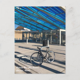 Postal de la línea azul de Belmont Chicago