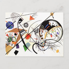 postal de la línea de tranverio de Kandinsky