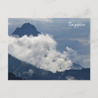 postal de la montaña Zugspitze