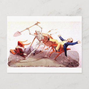 Postal de la muerte de los jugadores