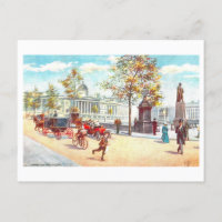 Postal de la National Gallery London Vintage