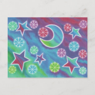 postal de la noche brillante