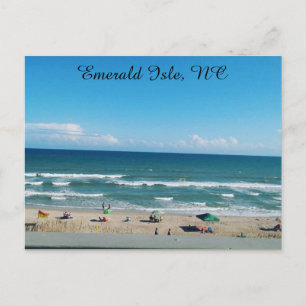 Postal de la noche de la playa