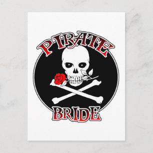 postal de la novia pirata