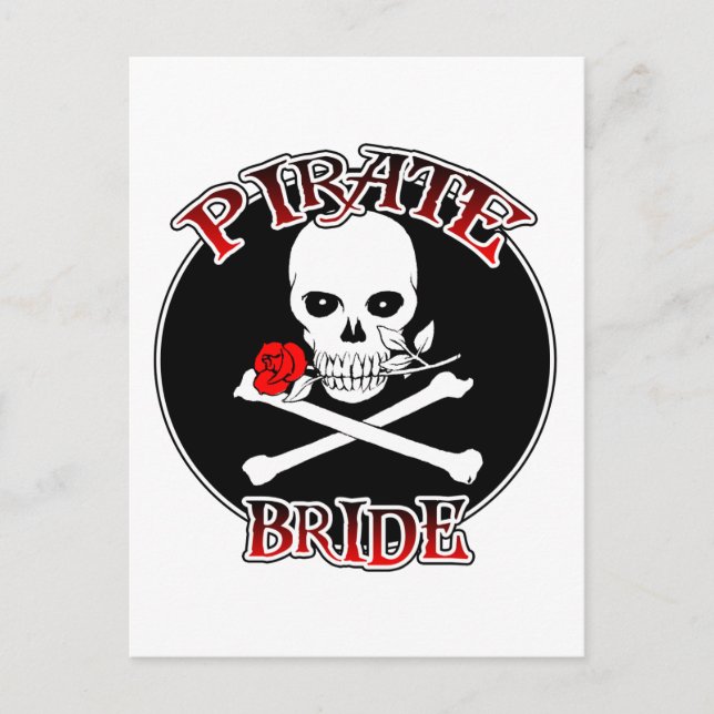 postal de la novia pirata (Anverso)
