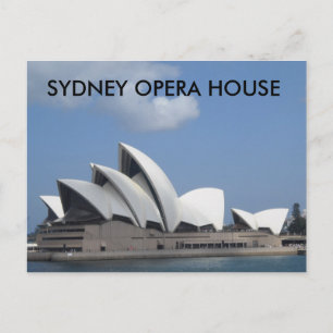 Postal de la Ópera de Sydney