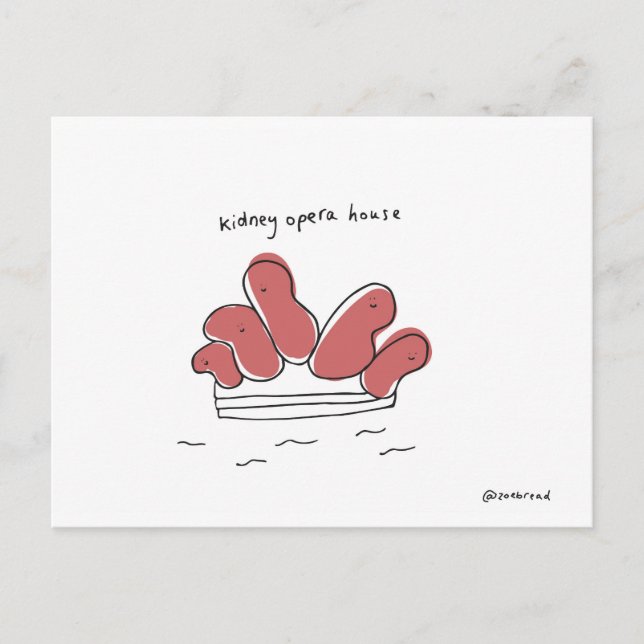 postal de la ópera renal (Anverso)