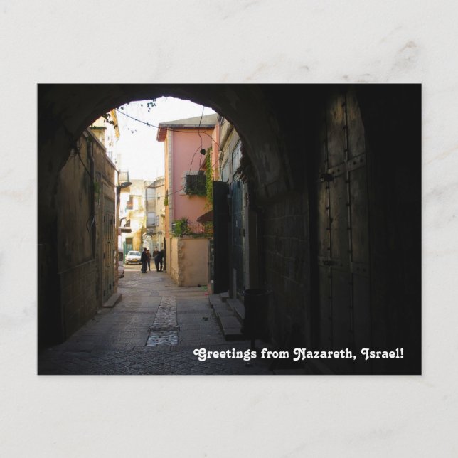 Postal de la opinión de la calle de Nazaret (Anverso)