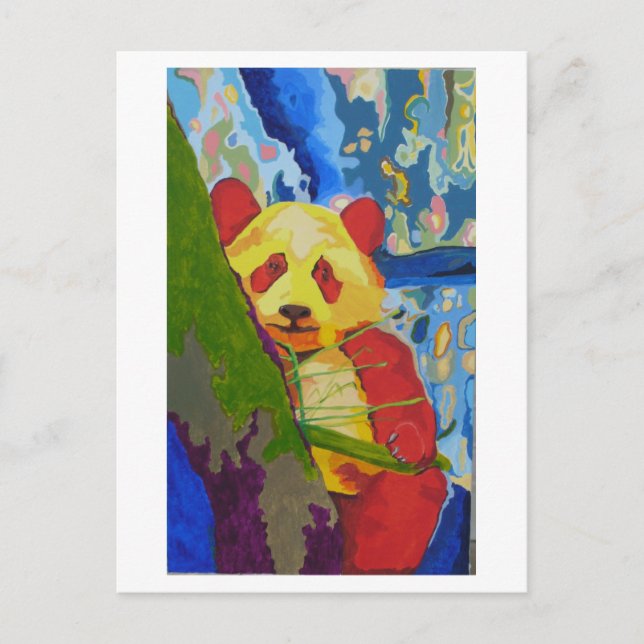 Postal de la panda del estallido (Anverso)