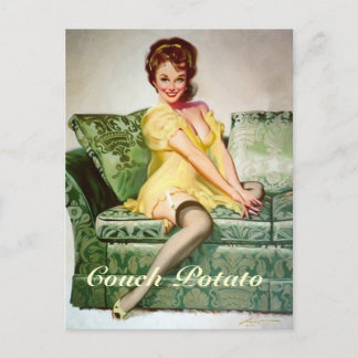 Postal de la patata del sofá