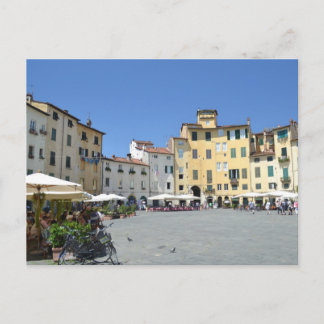 Postal de la Piazza dell'Anfiteatro en Lucca, Ital