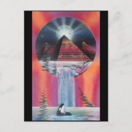 Postal de la pirámide.