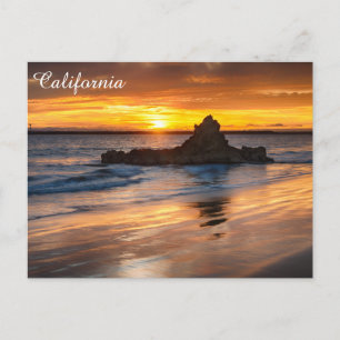 Postal de la playa de California