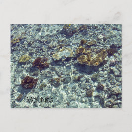 Postal de la playa de Maldivas