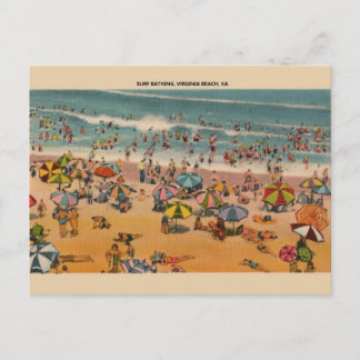 Postal de la playa de Virginia