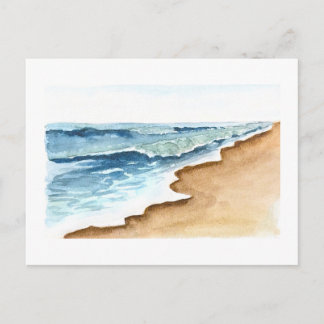 Postal de la playa relajada