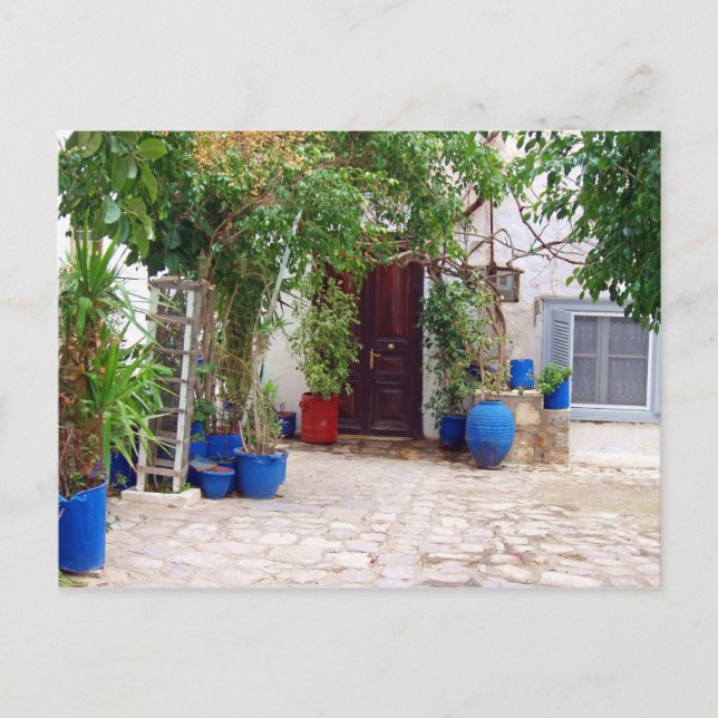 Postal de la popa azul (Anverso)