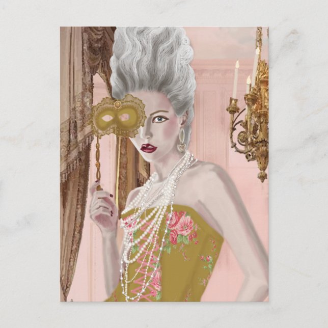 Postal de la pregunta c'est voulez-vous (Anverso)