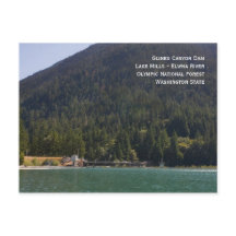 Postal de la presa de Lake Mills y Glines Canyon