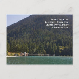 Postal de la presa de Lake Mills y Glines Canyon