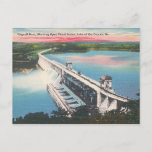 Postal de la presa de Ozarks Bagnell