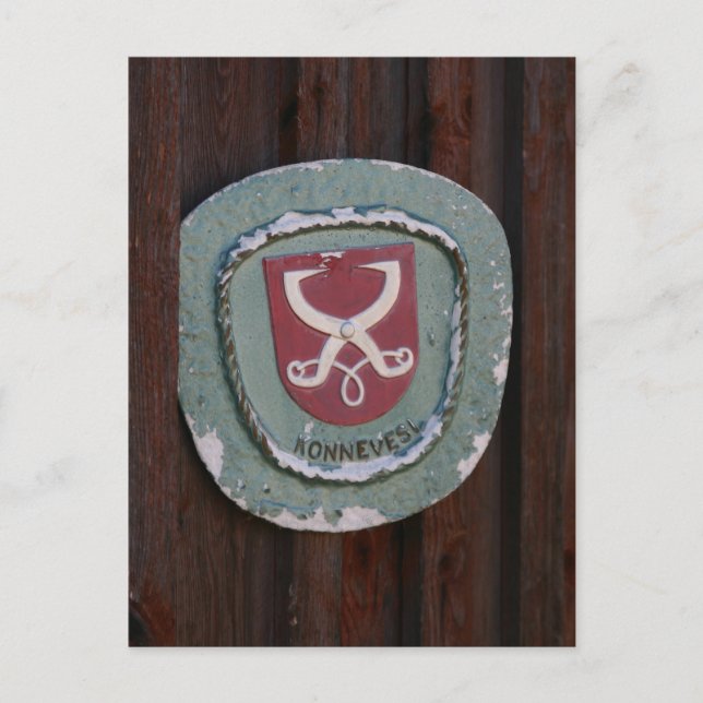 Postal de la puerta de Konnevesi (Anverso)