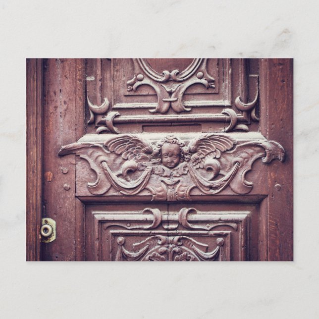 Postal de la puerta de París antigua (Anverso)