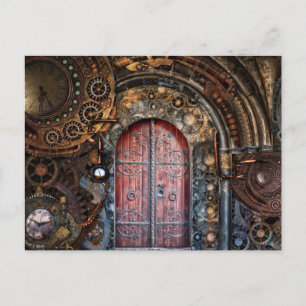 postal de la puerta de vapor