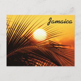 Postal de la puesta del sol de Jamaica
