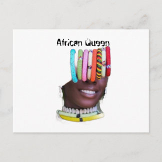 Postal de la Reina Africana | Impresión de Arte Af