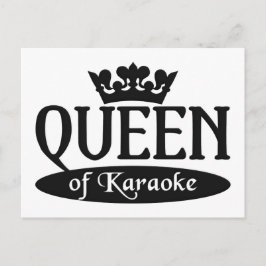 postal de la Reina de Karaoke