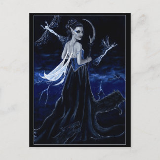 postal de la Reina de la Caza Oscura