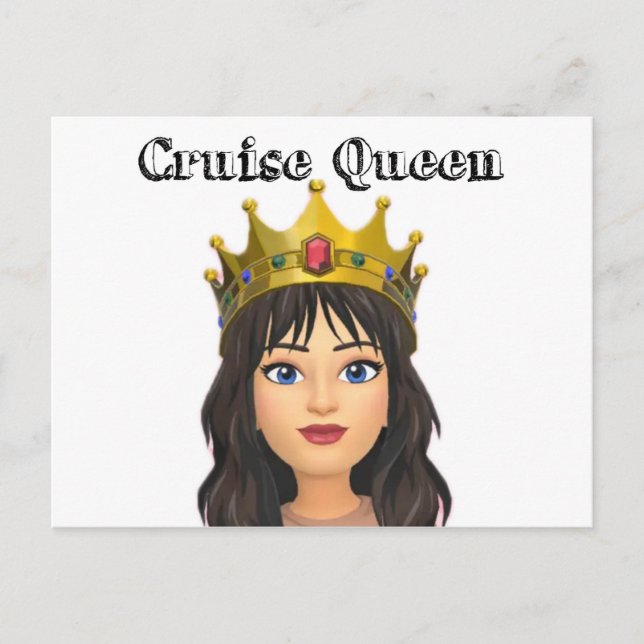 postal de la Reina de los Cruceros (Anverso)